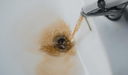 Sediment in water