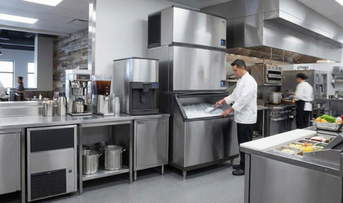 commercial kitchen ice machine filtration